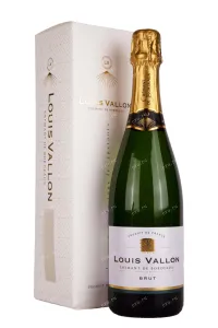 Игристое вино Louis Vallon Cremant de Bordeaux in gift box 2021 0.75 л
