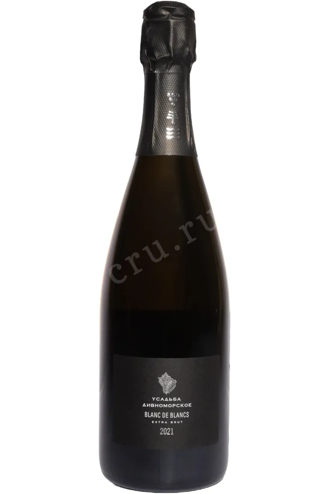Игристое вино Усадьба Дивноморское Блан де Блан Экстра Брют 2021 0.75 л