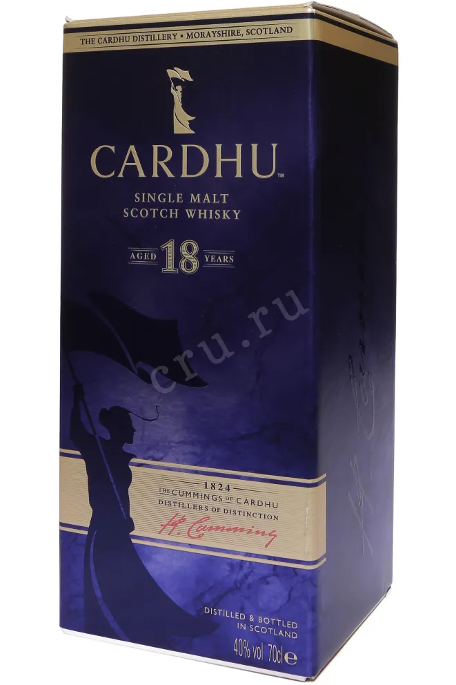 Подарочная коробка Cardhu 18 years 0.7 л