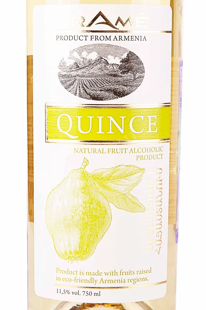 Этикетка Arame Quince 0.75 л