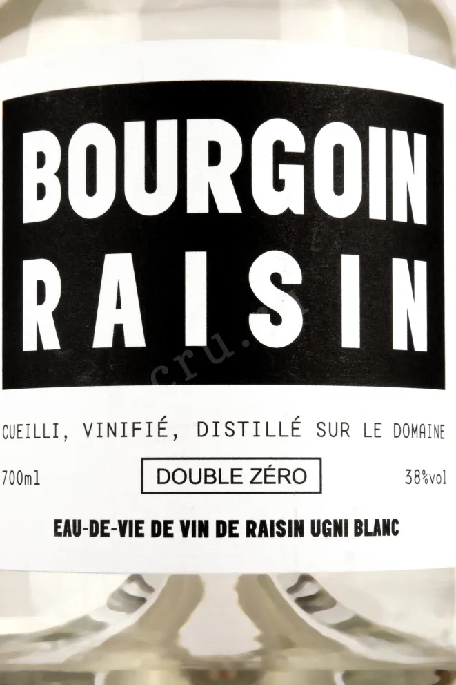 Дистиллят Bourgoin Raisin Eau de Vie de Vin de Raisin Ugni Blanc  0.7 л