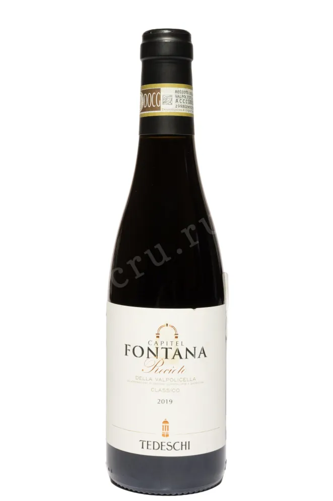 Вино Tedeschi Capitel Fontana Recioto Della Valpolicella Classico DOCG 2019 0.375 л
