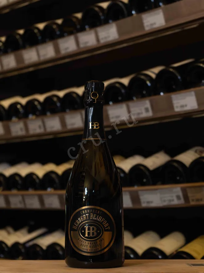 В магазине Крю Профи Herbert Beaufort Reserve Perpetuelle Brut Nature Bouzy Grand Cru in wooden box 2016 0.75 л