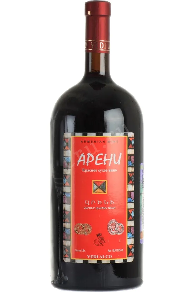 Фото — Вино Vedi Alco Areni Red Dry 1.5 л