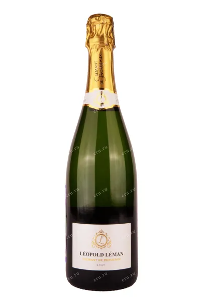 Игристое вино Leopold Leman Brut Cremant de Bordeaux AOC 2020 0.75 л
