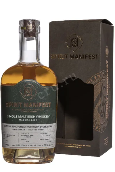 Виски Spirit Manifest Madeira Cask in gift box  0.7 л