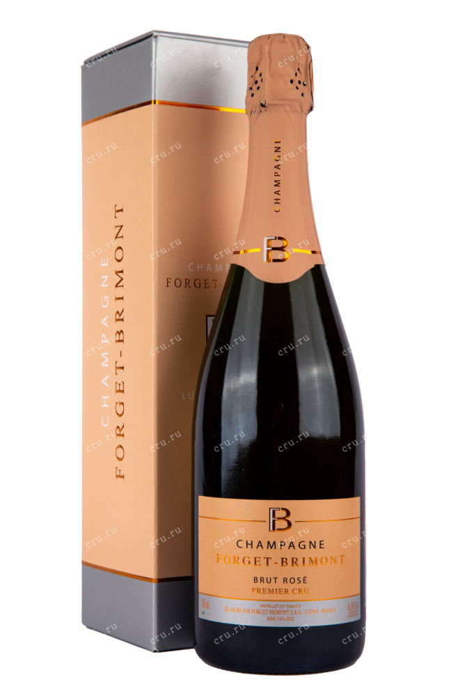 Шампанское Forget-Brimont Brut Rose Premier Cru gift box  0.75 л