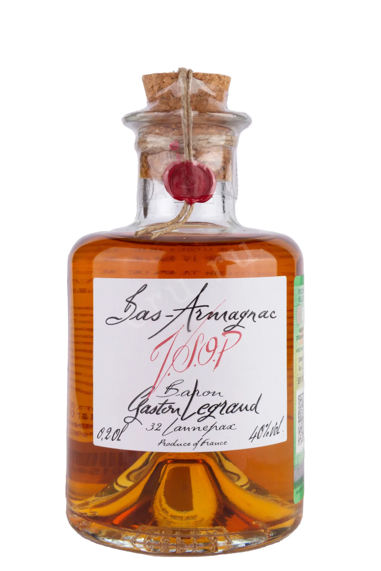 Фото — Арманьяк Baron G. Legrand Bas-Armagnac VSOP from the set 4 wooden box  0.2 л