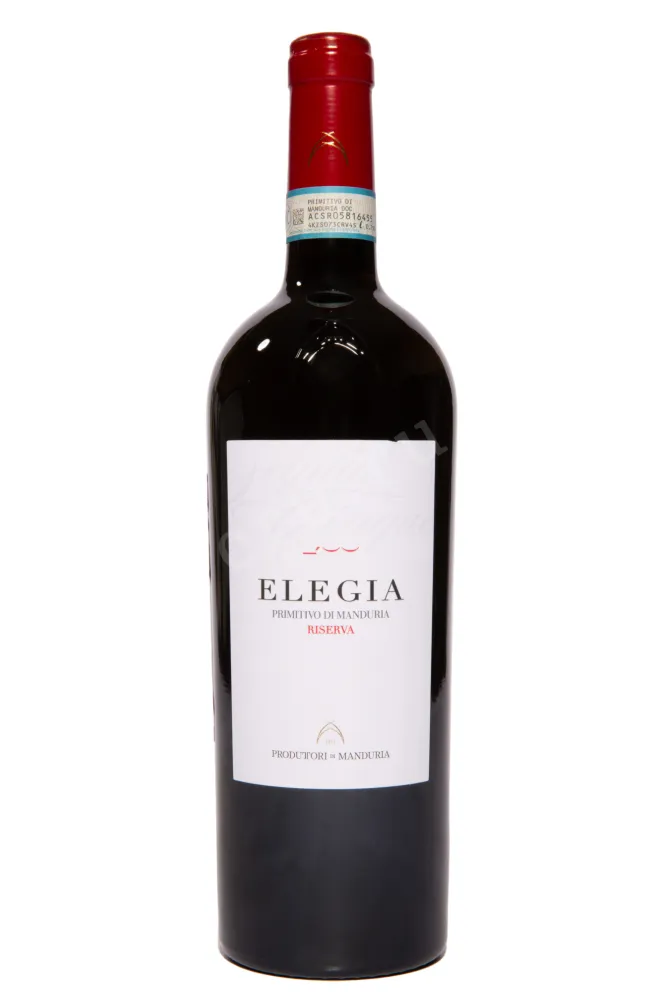 Вино Elegia Primitivo di Manduria Riserva 2021 0.75 л