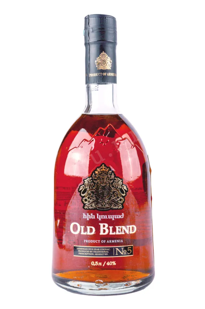 Коньяк Олд Бленд №5 пятилетний  0.5 л