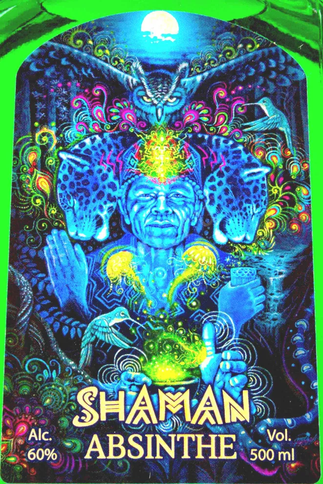 Этикетка Shaman 0.5 л