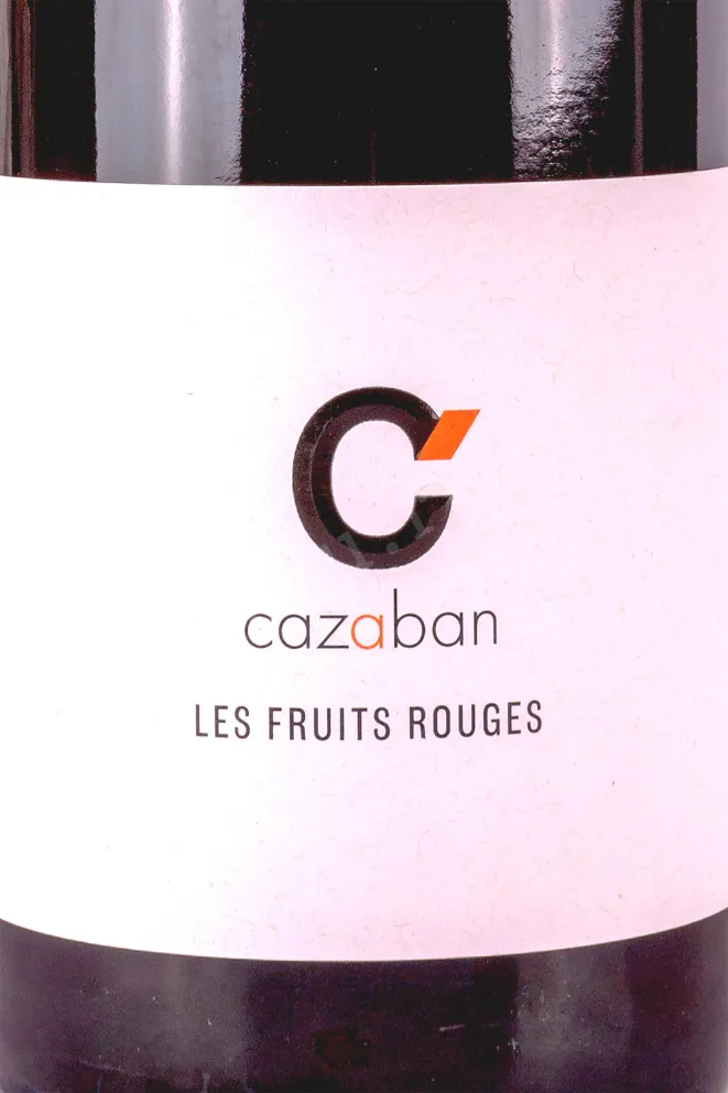 Этикетка Domaine de Cazaban Les Fruits Rouges Minervois 2022 0.75 л