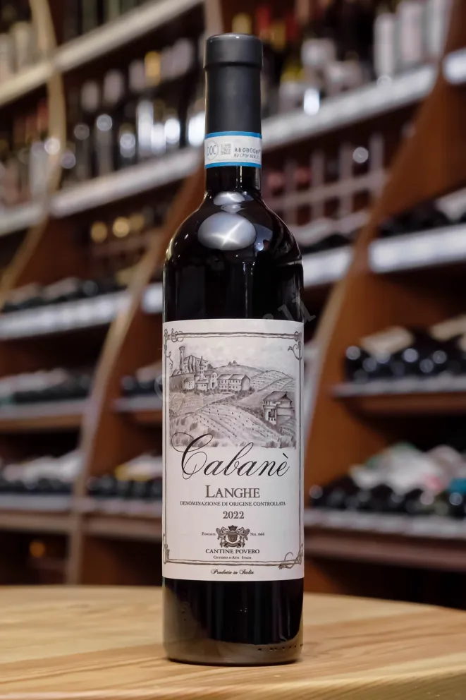 В магазине Крю Профи Cantine Povero Cabane Langhe DOC 2022 0.75 л
