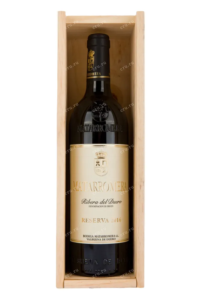 Вино Matarromera Ribera del Duero Riserva with gift box 2016 0.75 л