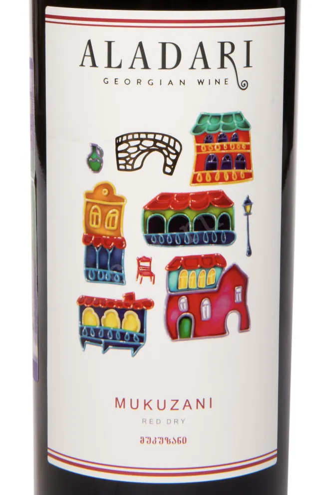Этикетка Aladari Mukuzani 2022 0.75 л