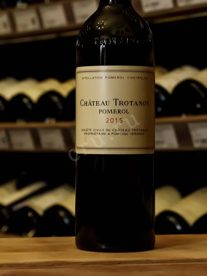 Контрэтикетка Chateau Trotanoy