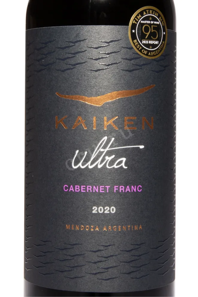 Этикетка Kaiken Ultra Cabernet Franc 2020 0.75 л