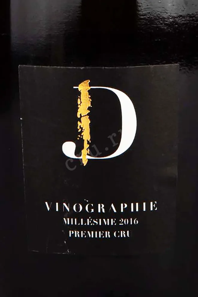 Этикетка Jacquinet Dumez Vinographie Millesime Premier Cru 2016 0.75 л