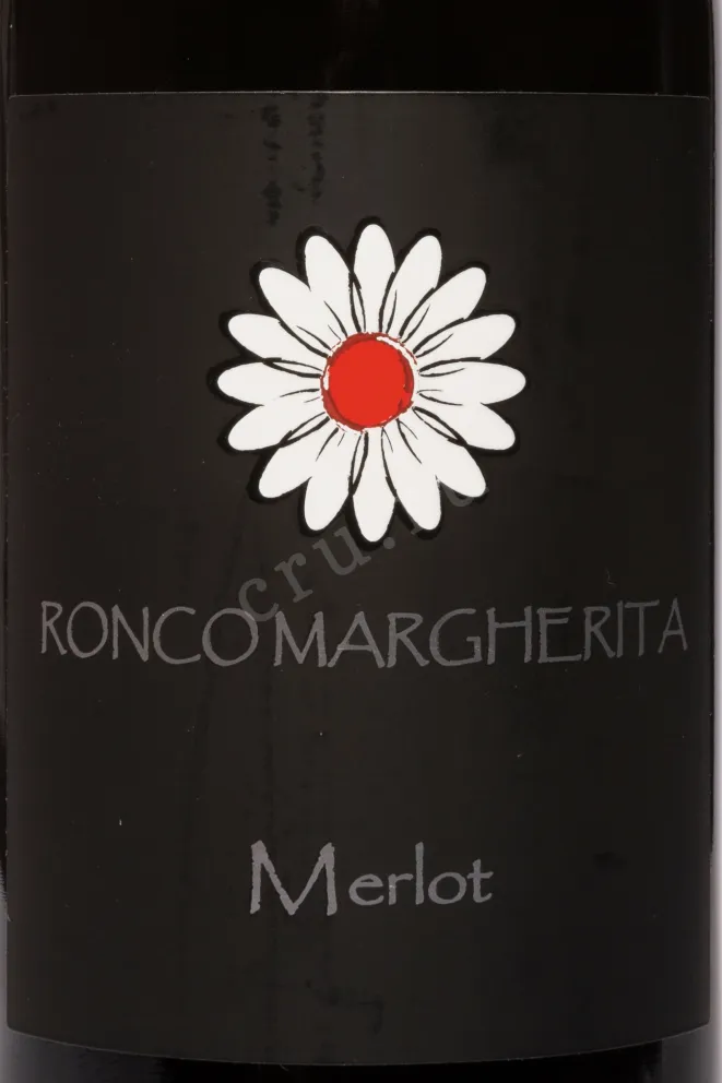 Этикетка Ronco Margherita Merlot DOC 2022 0.75 л