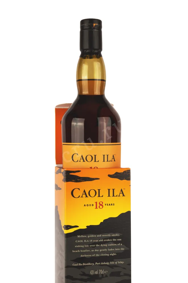 В подарочной коробке Caol Ila 18 years in gift box 0.7 л