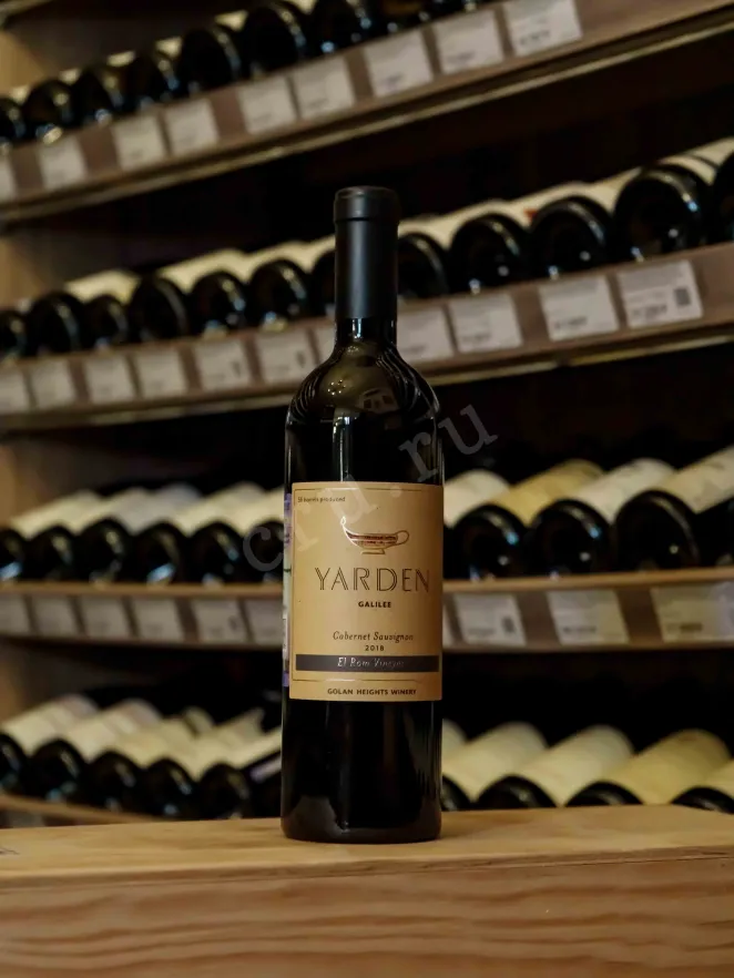 В магазине Крю Профи Yarden Cabernet Sauvignon El Rom Vineyard gift box 2018 0.75 л