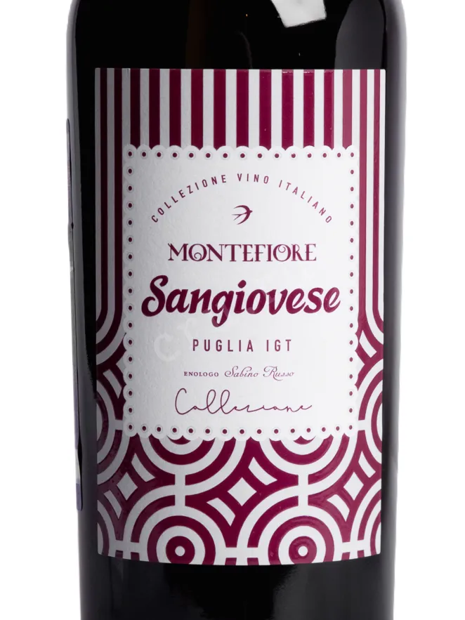 Этикетка Montefiore Sangiovese Puglia IGT 2024 0.75 л