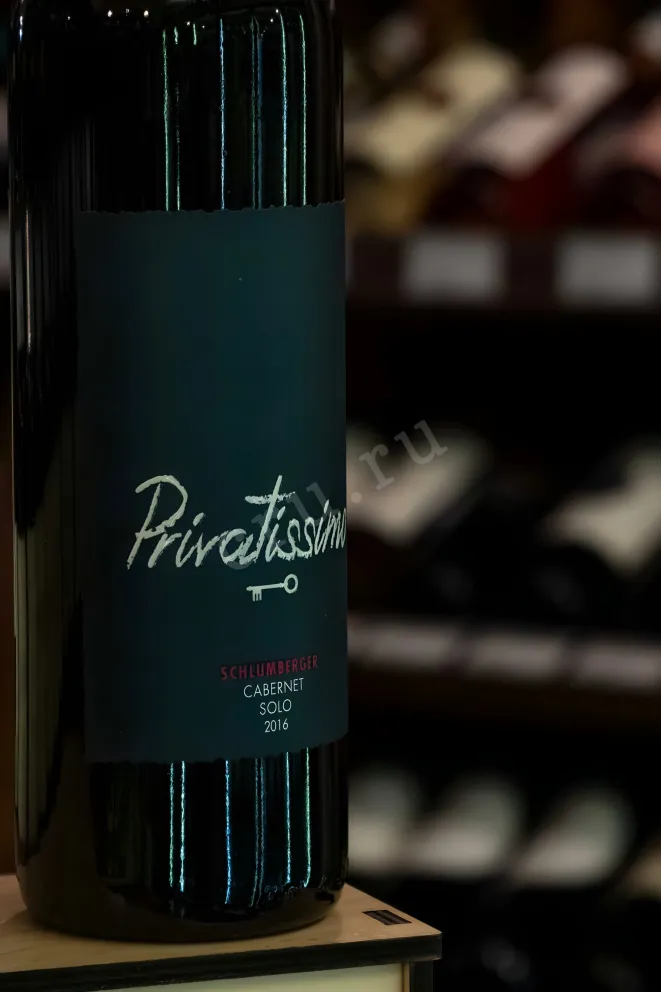 В магазине Крю Профи Schlumberger Privatissimo Cabernet Sauvignon Solo 2016 0.75 л