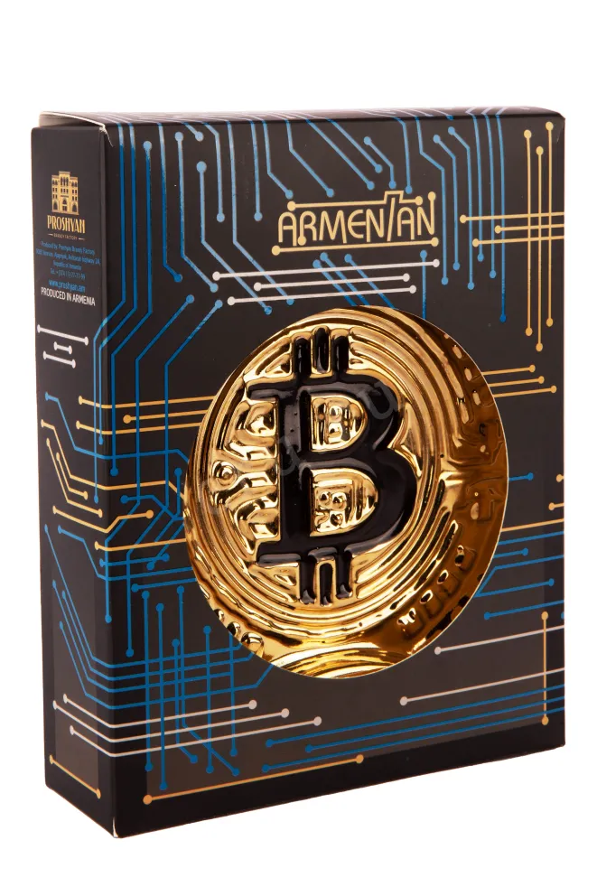 Коньяк Биткоин КВ Семь звезд 0.5 в подарочной коробке