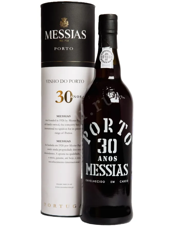 Портвейн Messias Porto 30 year old in tube 1994 0.75 л