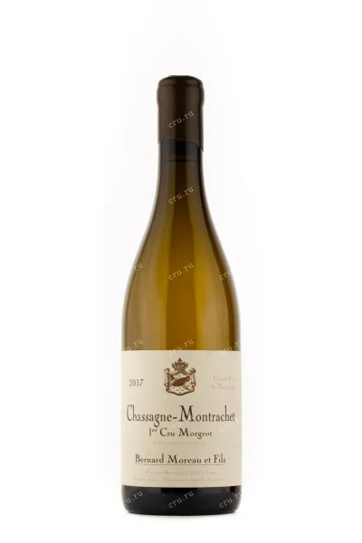 Вино Chassagne-Montrachet Cru Morgeot Bernard Moreau et Fils 2017 0.75 л