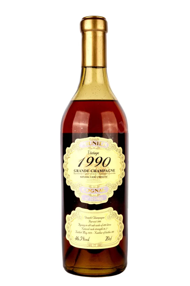 Бутылка Prunier Vintage wooden box 1990 0.7 л