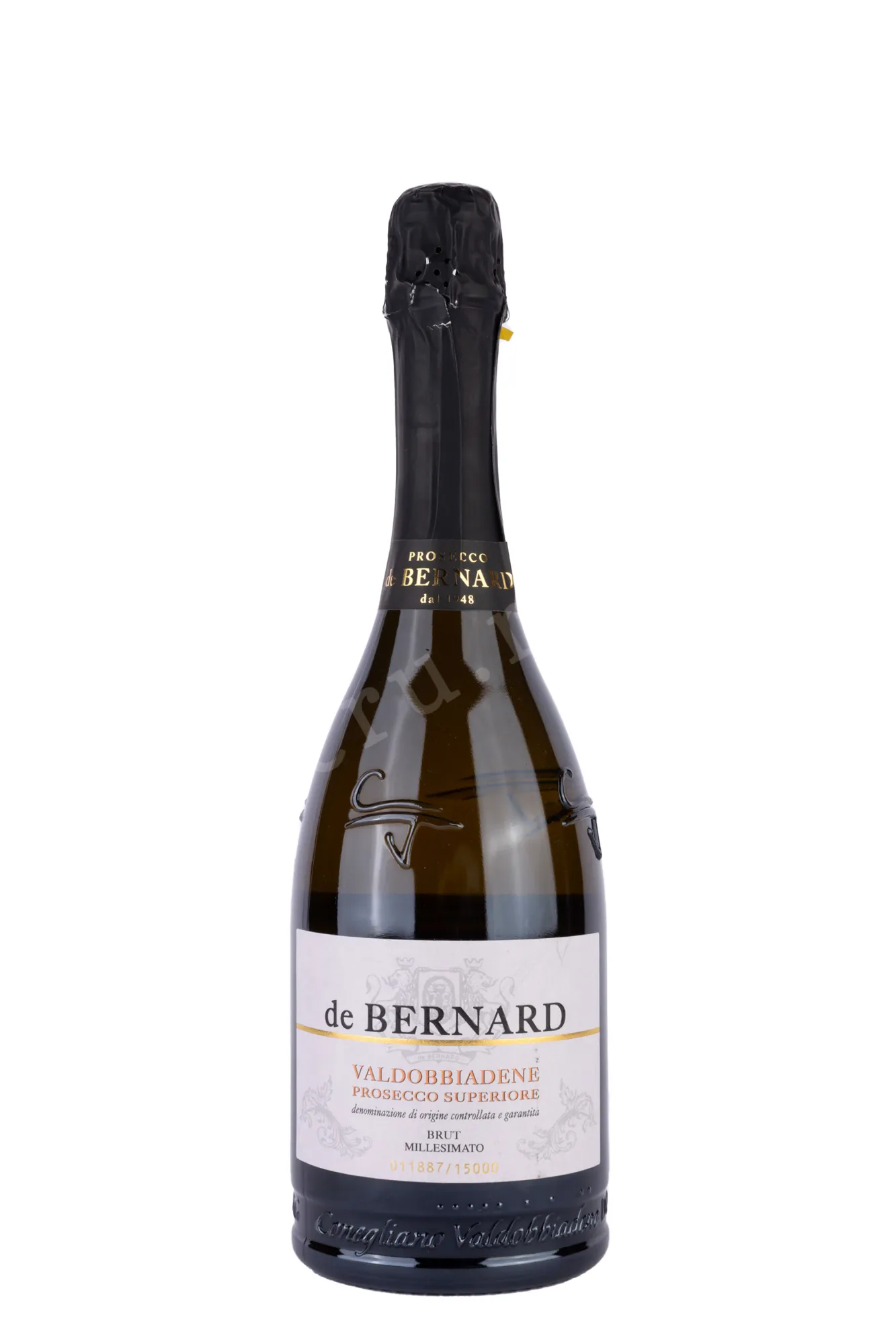 Фото — Игристое вино De Bernard Valdobbiadene Prosecco Superiore Brut Millesimato 2022 0.75 л