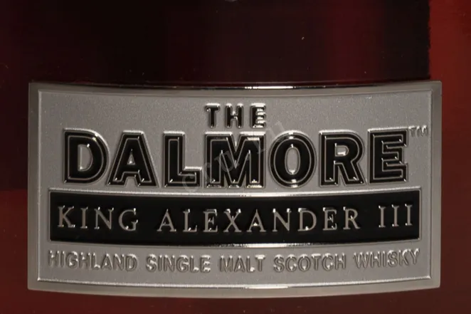 Этикетка The Dalmore King Alexander III in gift box 0.7 л
