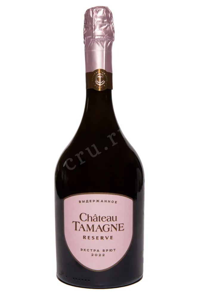 Игристое вино Шато Тамань Резерв розовое сухое 2023 0.75 л