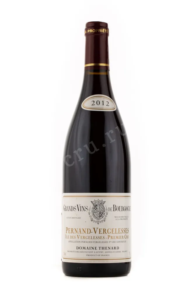 Вино Domaine Baron Thenard Pernand-Vergelesses Premier Cru lle Des Vergelesses 2012 0.75 л