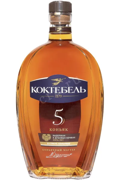 Коньяк Коктебель 5 лет  1 л