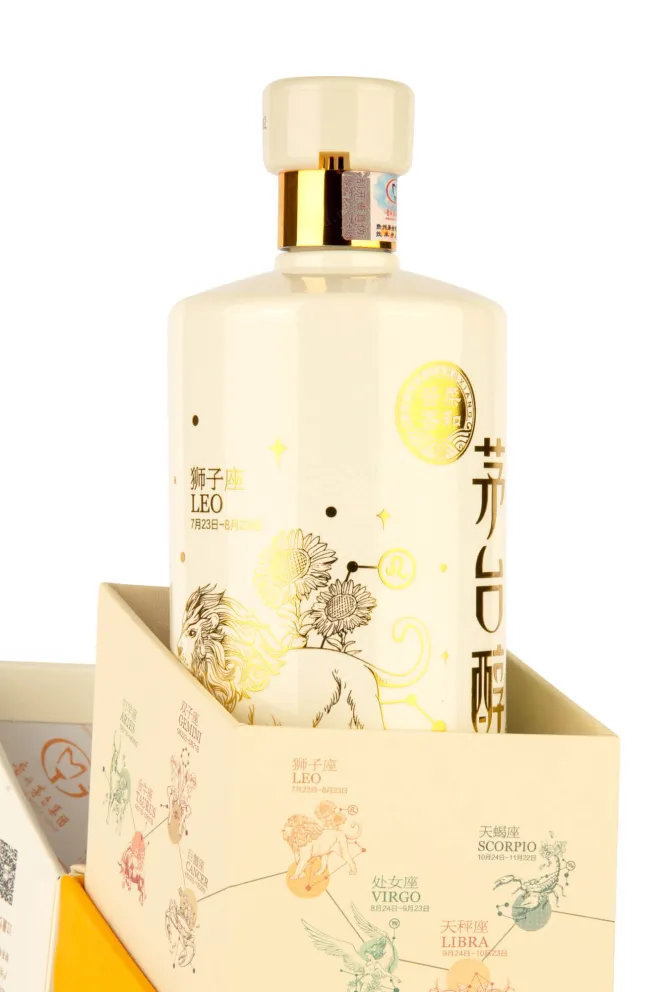 В подарочной коробке Moutai Chun Zodiac Signs - Leo 0.375 л