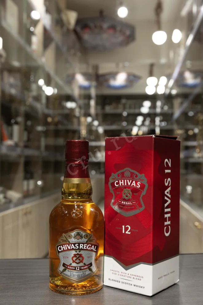 В магазине Крю Профи Chivas Regal 12 years old with box 0.375 л