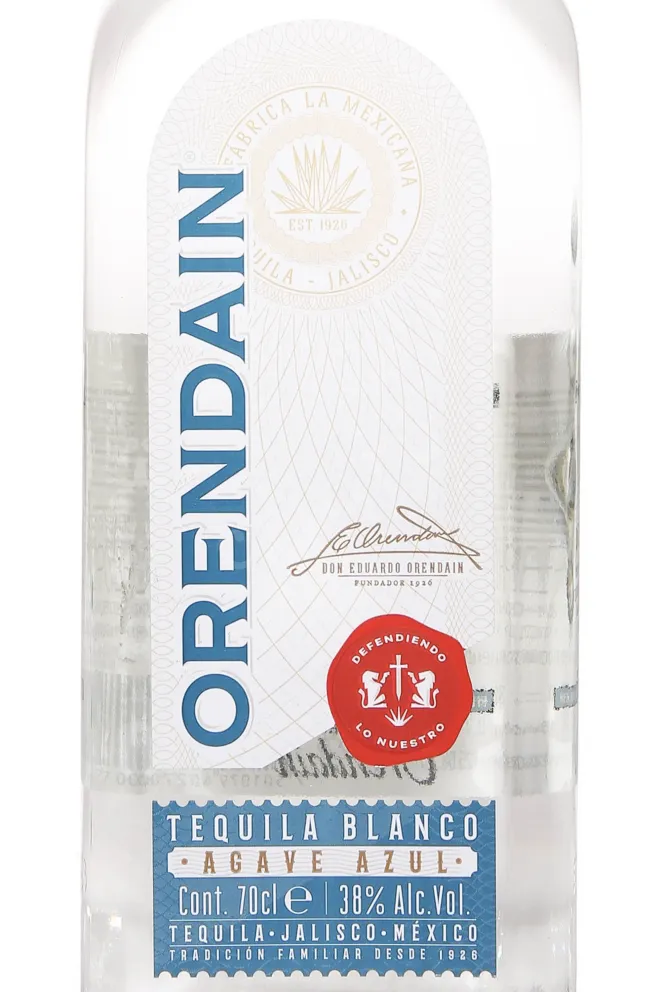 Этикетка Orendain Blacno 0.7 л