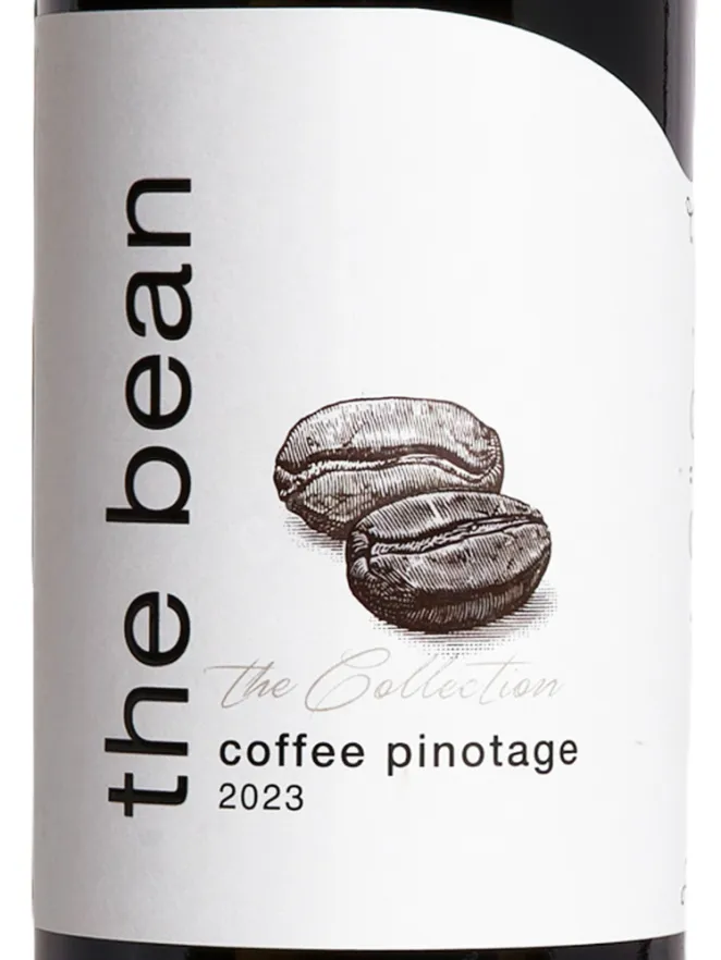 Этикетка The Collection The Bean Coffee Pinotage 2023 0.75 л