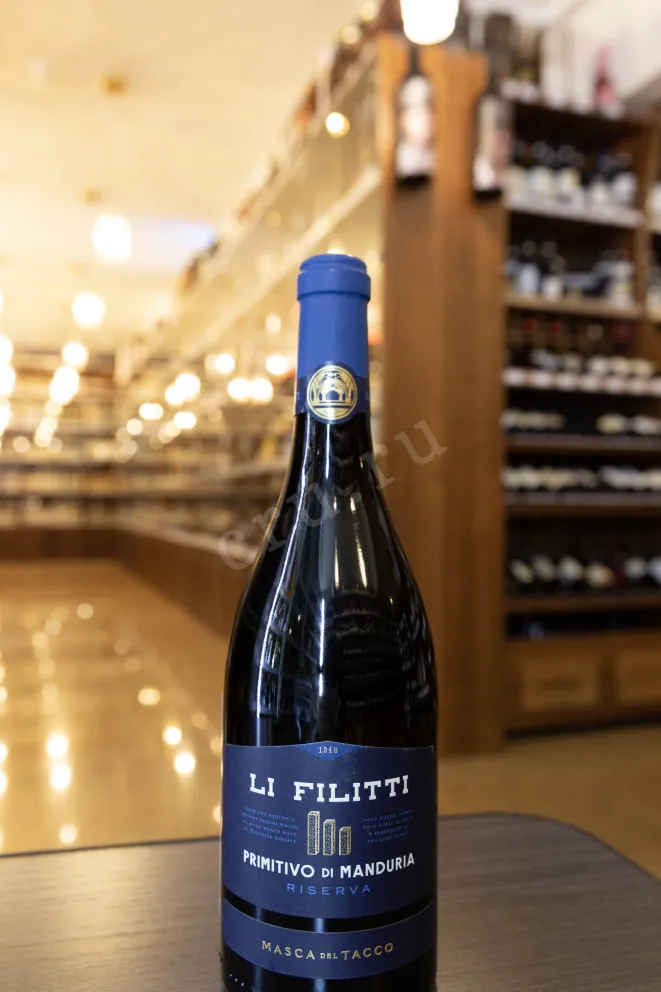 В магазине Крю Профи Li Filitti Primitivo di Manduria Riserva Masca del Tacco 2018 0.75 л