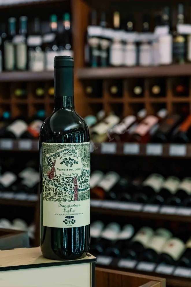 В магазине Крю Профи Vigneti Del Sole Sangiovese Puglia IGT 2024 0.75 л