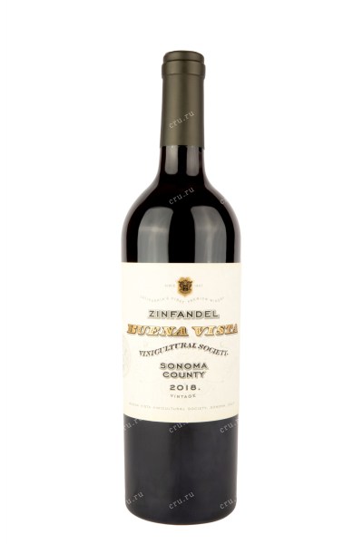 Вино Buena Vista Sonoma Zinfandel 2017 0.75 л