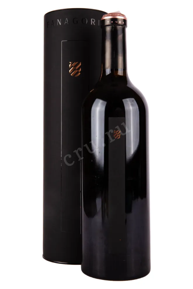 Вино Фанагория Точка Саперави в тубе 2018 0.75 л