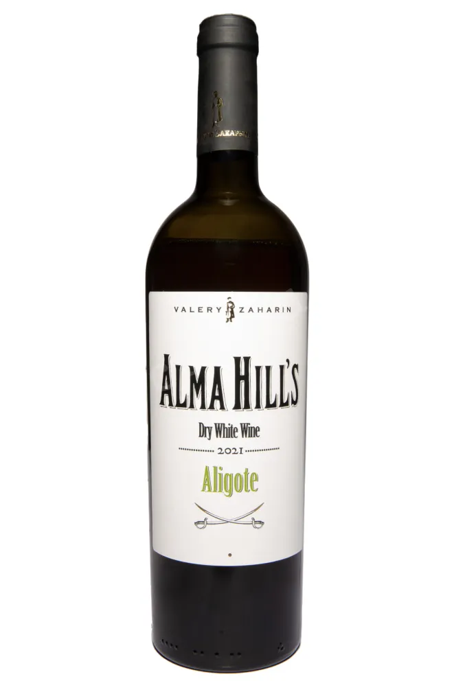 Вино Валерий Захарьин Альминские холмы Алиготе 2021 0.75 л