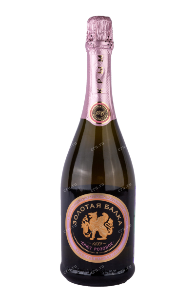 Игристое вино Золотая Балка розовое брют 2022 0.75 л