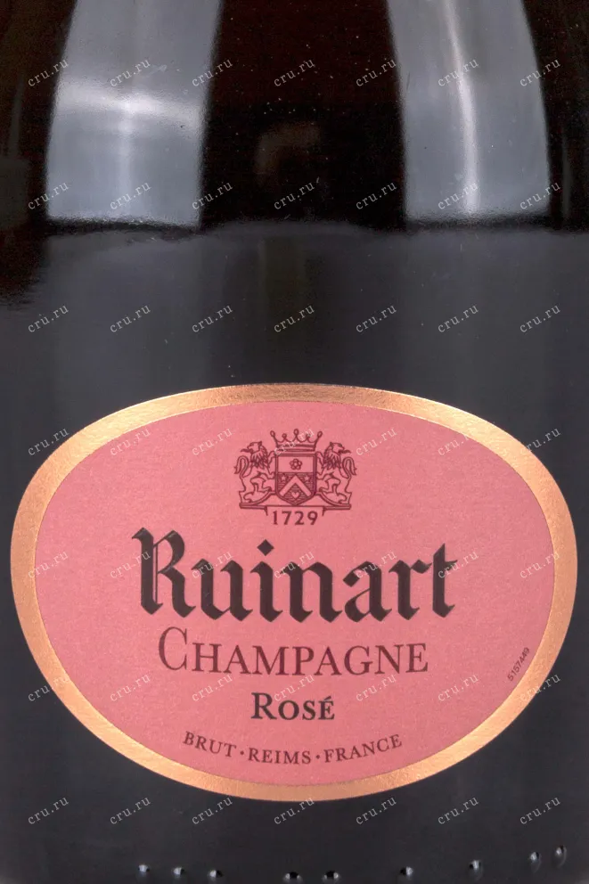 Этикетка Ruinart Rose Brut 2019 0.75 л
