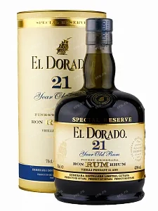 Ром El Dorado 21 years  0.7 л
