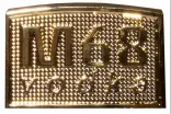 Этикетка m 68 Gold 0.5 л