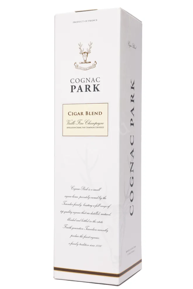Подарочная коробка Park Cigar Blend Vieille Fine Champagne in gift box 2014 0.7 л